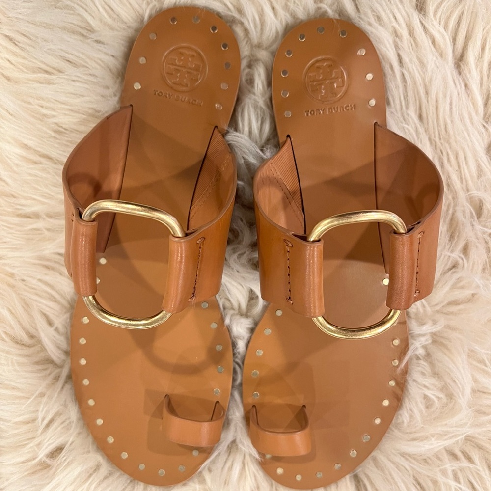 NIB Tory Burch Ravello Studded sandals. Size 10.5.So cute for Spring & Summer!!!
